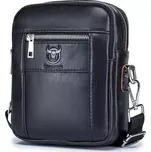 Bullcaptain pánská kožená messenger taška Rufus Černý