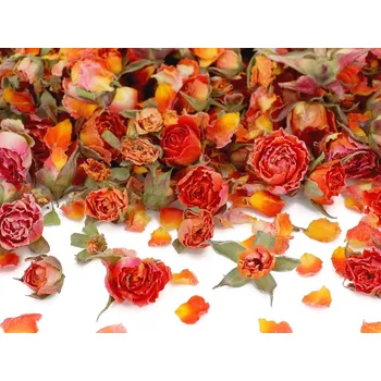 Jedlá dekorace na dort Oranžová poupátka