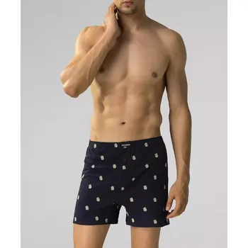 Boxerky Boxerky Atlantic 2MBH-003 A'2 S-2XL tmavě modrá a smaragdová S