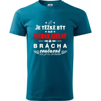 Je těžké být neodolatelný traktorista - Klasické pánské triko vyšší gramáže - XS ( Petrolejová )