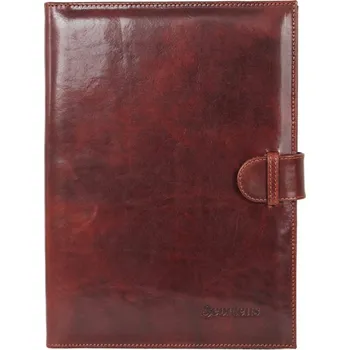 Aktovka na dokumenty Scorteus Kožené desky - spisovka SC DEAL.havana