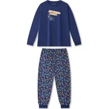 Chlapecké pyžamo Chlapecké pyžamo tm. modré WOLF S2556 Barva: tm. modrá, Velikost: 146