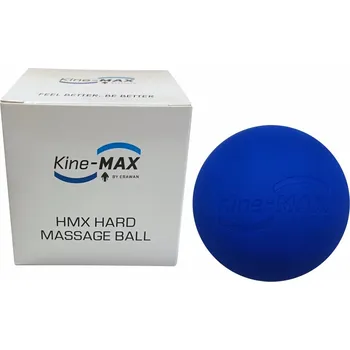 Masážní přístroj Kine-MAX HMX HARD MASSAGE BALL - modrý Tvrdý masážní míček pro intenzivní uvolnění svalů