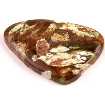 Přírodní kámen Kabošon Chrome Chalcedony č.5740 (38x25x5mm)