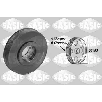 Řemenice, klikový hřídel SASIC 2150011