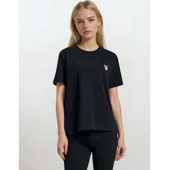 Dámské tričko Sinsay - Tričko s krátkým rukávem - černá - 618FG-99X - 618FG-99X-S