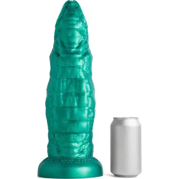 Dildo Mr. Hankey’s Toys Cockadile XXL, prémiové silikonové dildo s Vac-U-Lock 39,7 x 7,6–10,9 cm