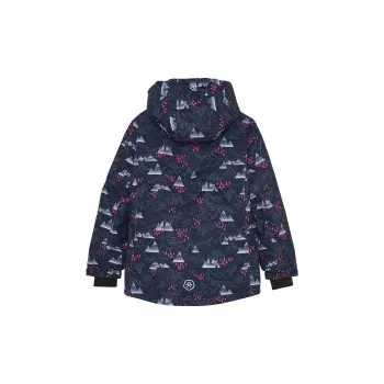 Chlapecká bunda COLOR KIDS COLOR KIDS Ski Jacket - AOP -741706.5381-Pink Glo, 24/25, Velikost 116