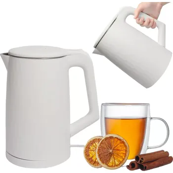 Rychlovarná konvice Bezdrátová rychlovarná konvice 1500 W 1,8 l otočná bílá