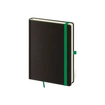 Kalendář Linkovaný zápisník Black Green L
