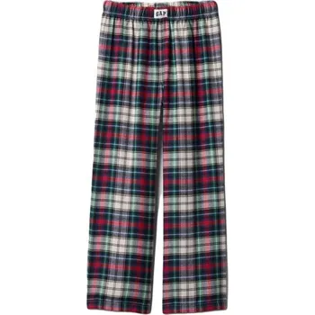 Chlapecké pyžamo Dětské pyžamové kalhoty GAP SLEEP 8 Červená, Tmavě zelená, Béžová