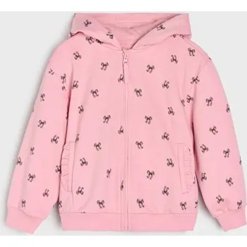 Dětská móda Sinsay - Mikina s kapucí - růžová - 303GQ-39X - 303GQ-39X-116