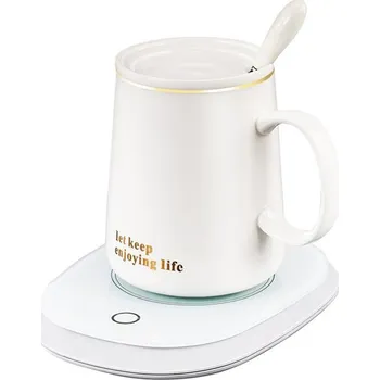 Ohřívač nápojů Verk Group Elektrický ohřívač hrnků, bílý
