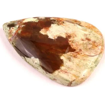 Přírodní kámen Kabošon Chrome Chalcedony č.5749 (36x25x5mm)