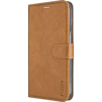 Pouzdro na mobilní telefon Pouzdro typu kniha FIXED Opus pro Samsung Galaxy A55 5G, hnědé