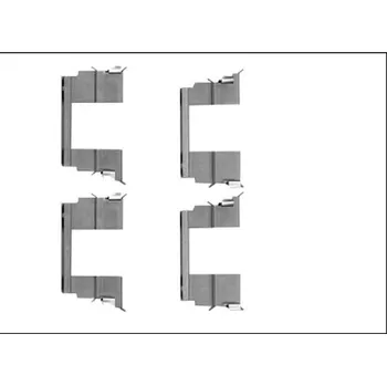 Přislušenství brzdového systému Sada příslušenství, obložení kotoučové brzdy TEXTAR 82540600