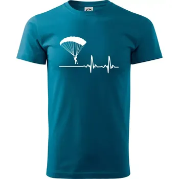 Pánské tričko Paragliding EKG - Klasické pánské triko vyšší gramáže - 3XL ( Petrolejová )