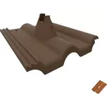 Taška plastová KM BETA, Bramac, s konzolí, hnědá RAL8014