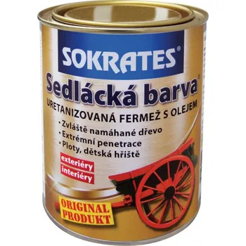Barva na dřevo Sokrates sedlacka bila 0100 0,7l