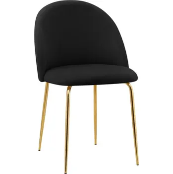 Jídelní židle Jídelní židle FARGO sametová, zlatá / černá