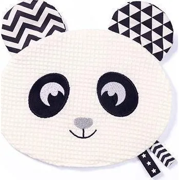 plyšák BabyOno 1533 PLYŠOVÁ ŠUSTIVÁ VESELÁ PANDA MRKNI A SVÍTIT