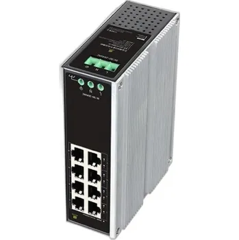 Switch Conexpro GNT-IG1008GL-AC, Průmyslový switch na DIN lištu, 8x LAN