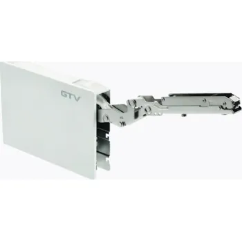 Dveřní kování Vyklopne kování HORIZON PUSH D extra silný - bílá, 3500-5200