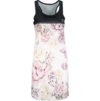 Dámské šaty Dámské funkční tílkové šaty ALTISPORT VOJ/ALW008SAT01 ČERNOBÍLÁ L