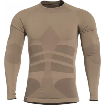 Pánské termo spodní prádlo Triko Pentagon PLEXIS Activity L/S - Coyote L-3XL