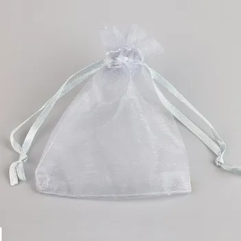 Dárková taška Dárkové pytlíčky z organzy - 15 x 20 cm 25 ks Barva: 3 šedá