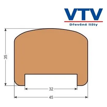 Madlo dřevěné MD 4535 2m c.86