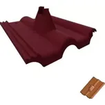 Taška plastová KM BETA, Bramac, s konzolí, vínová RAL3005