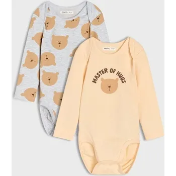 Kojenecký body Sinsay - Sada 2 body - béžová - 507EM-02X - 507EM-02X-80