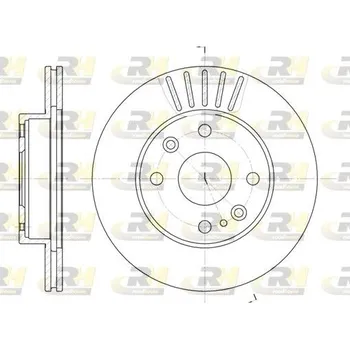 Brzdový kotouč TARCZA HAMULCOWA 235X18X45 W.1, 6386.10