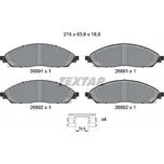 Sada brzdových destiček, kotoučová brzda TEXTAR 2689101