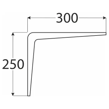 Herní konzole WS 300 BR konzole stavební hnědá 250x300