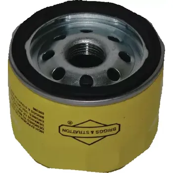 Olejový filtr Briggs Stratton, 76x57 mm (KP-696854) (Olejový filtr motoru B&S s olejovým čerpadlem, vhodný pro vertikální modely 28,31 a 33 a V-twin 40,44 a 49, pro většinu motorů ze serie \"ELS\")