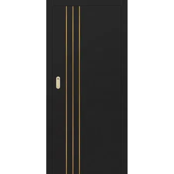 Interiérové dveře ERKADO Posuvné dveře do pouzdra INTERSIE LUX BROUŠENÉ ZLATO