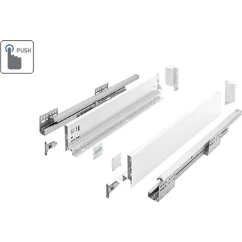 Úložný box Zásuvkový Box Slim P2O A1 350A1 84/350mm nízký Bílá