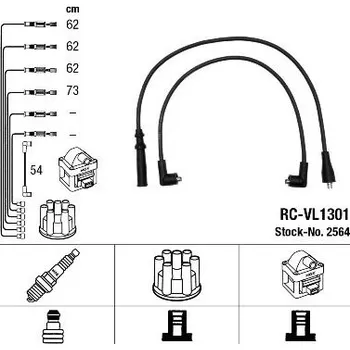 Zapalovací kabel Sada kabelů pro zapalování NGK RC-VL1301