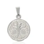 Zlatnictví Helios Strom života bílé zlato medailon