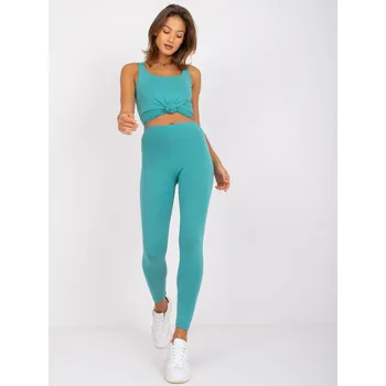 Dámské legíny Basic Feel Good Dámské legíny Mikkeli tyrkysová L