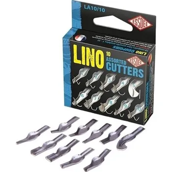 Výtvarná barva Essdee LA10/10 Sada rydel na lino 10 ks