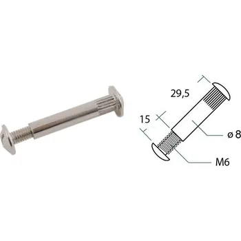 Šroub Spoj. sr. M6x15 na 2x lamino 18mm