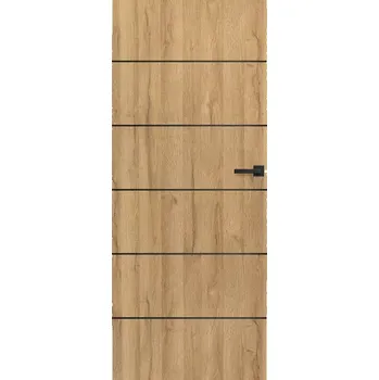 Interiérové dveře ERKADO Interiérové dveře Intersie Lux Černá 209 - Výška 210 cm 210 cm