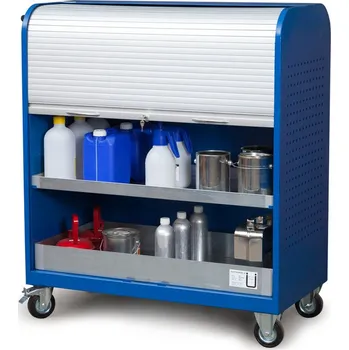 Mobilní depot na malé nádoby typ KT-1, na kolečkách