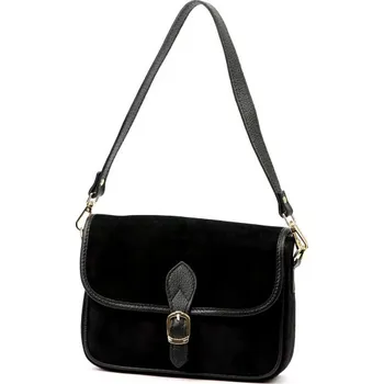 Kabelka Kožená kabelka Luka 25-036 - černá