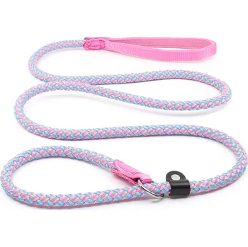 Vodítko pro psa Vsepropejska Med reflexní vodítko pro psa 2 v 1 | 150 cm Barva: Růžová, Šířka vodítka: 1,2 cm