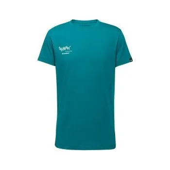 Pánské tričko Mammut Massone T-Shirt Together Men 40320 deep teal modrá M