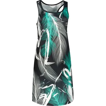 Dámské šaty Dámské funkční tílkové šaty premium ALTISPORT VOJ/ALW001SAT01 ČERNÁ/TYRKYSOVÁ M